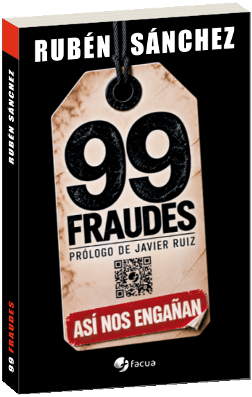 Libro 99 fraudes en tres dimensiones, con cubierta y lomo originales